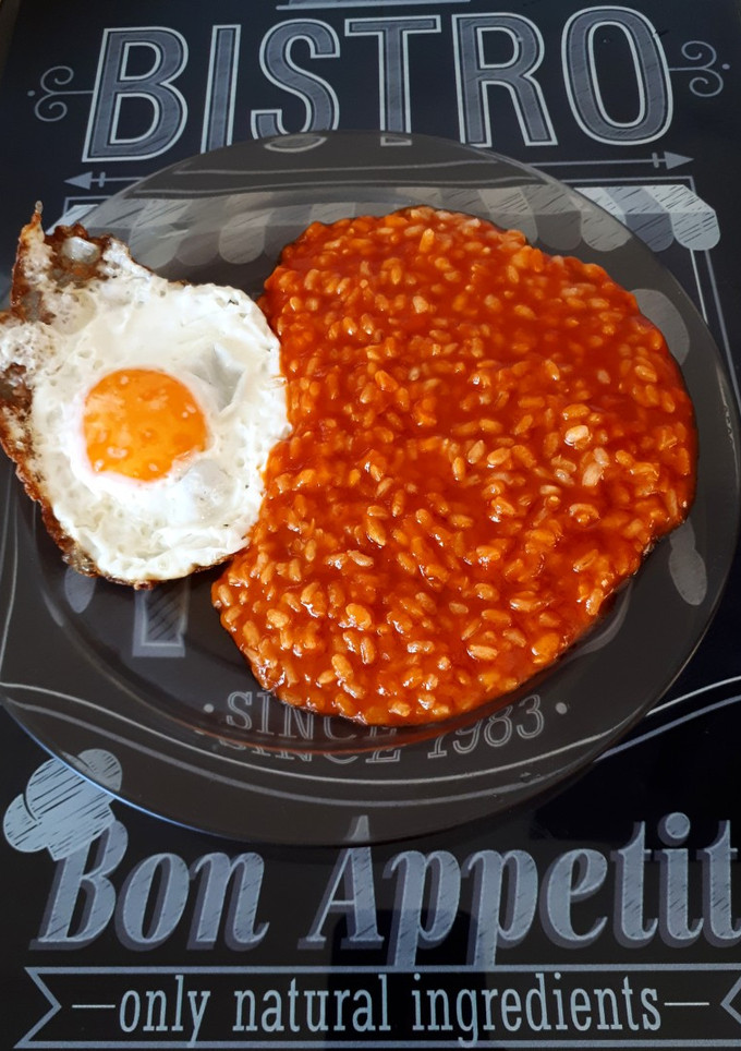 Una foto de Arroz integral a la cubana