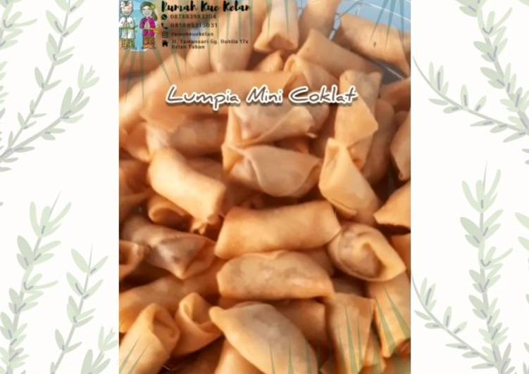 Resep Lumpia Mini Coklat yang Enak