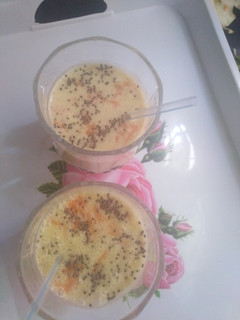 A picture of Making smoothies.