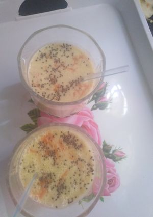 A picture of Making smoothies.