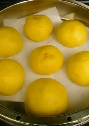 Foto resep Pumpkin steamed buns(南瓜饅頭)