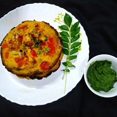 A picture of Boiled Rice pancakes.