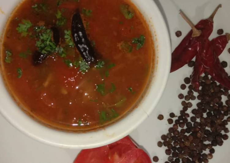 How to Make Super Quick Homemade Tomato Pepper Rasam