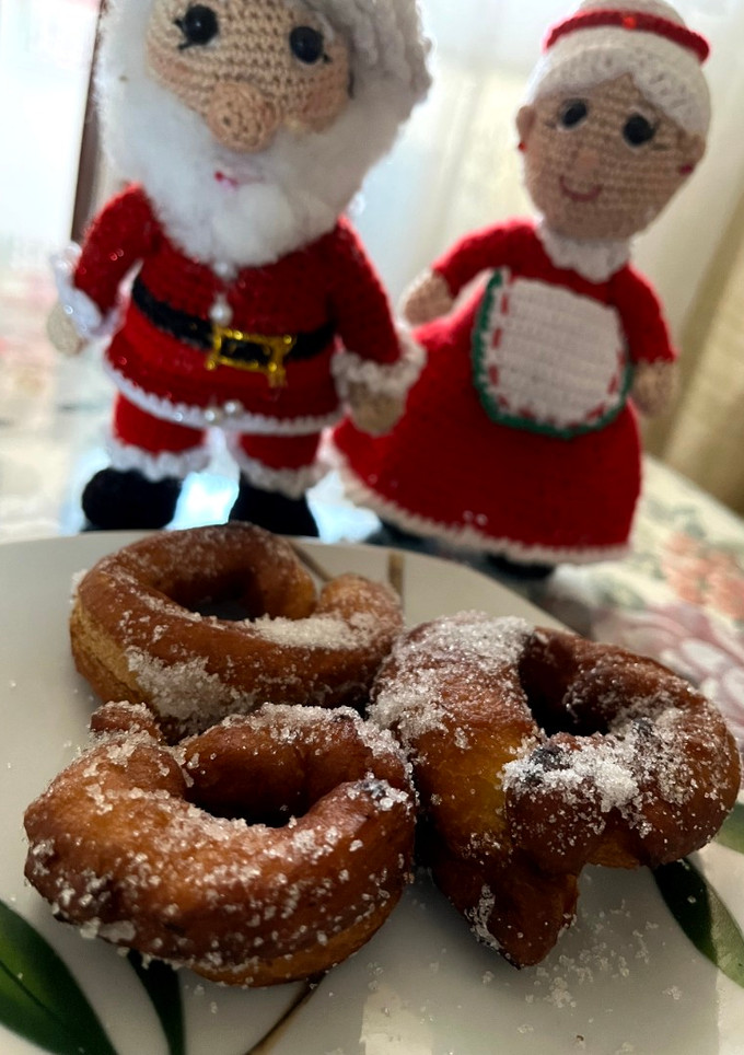 Una foto de Roscos de Navidad