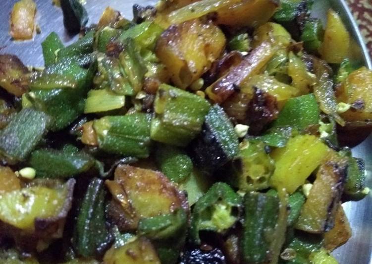 Recipe of Quick Lady&#39;s finger fry