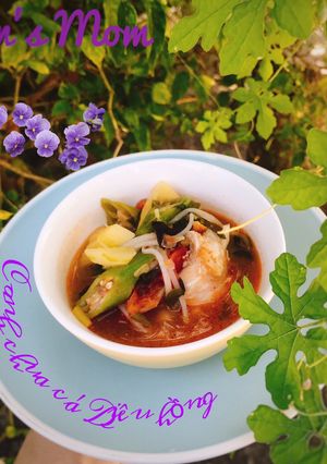 Hình của món Canh chua cá Diêu hồng.