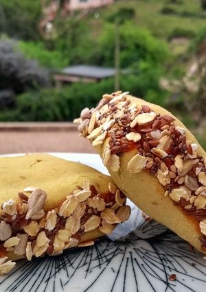 Una foto de Alfajor de Algarroba (Sin TACC)