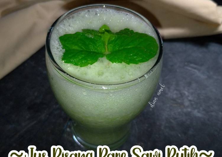 {Resep Jus Sehat, Pisang Pare Sawi Putih Anti Ribet