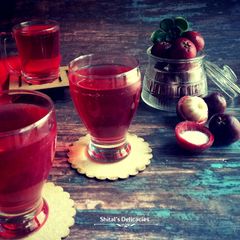 A picture of Homemade Kokum Sharbat.