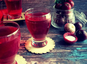 A picture of Homemade Kokum Sharbat.