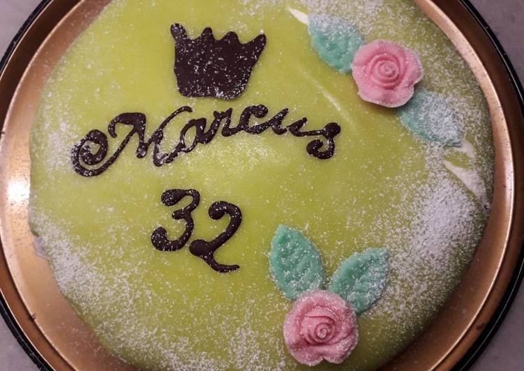 Swedish Prinsess tårta / kue ulang tahun