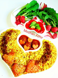 عکسی از دستور ساطری پلو مشهدی