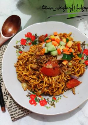 Foto resep Mie Tek-Tek goreng sederhana