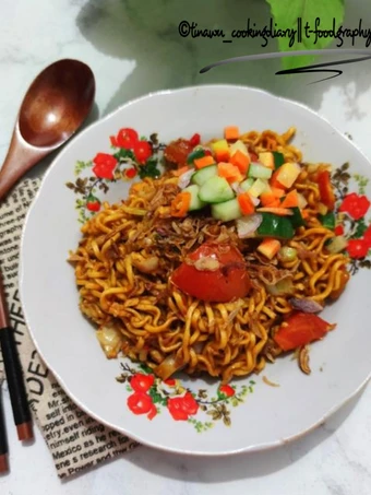 Cara Gampang Membikin Resep Mie Tek-Tek goreng sederhana yang Lezat Anti Ribet, Bikin Ngiler