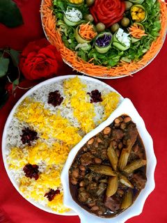 عکسی از دستور خورش کرفس