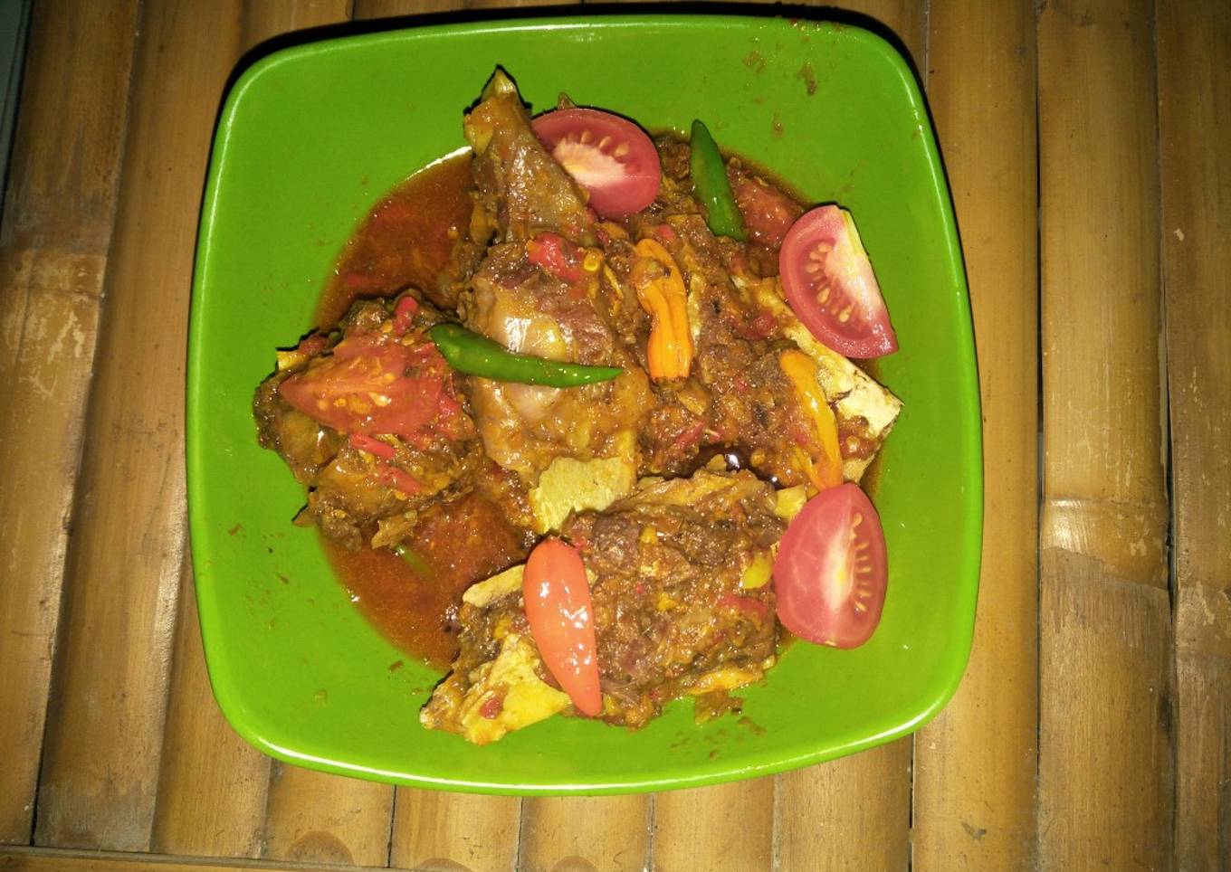 Krengsengan iga sapi