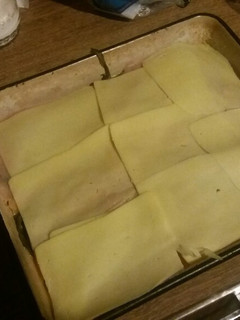 Una foto de Lasagna de tallos de acelga