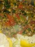 Greengrams stew and rice