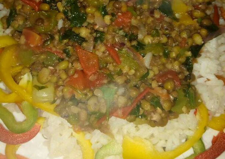 Recipe: Perfect Greengrams stew and rice