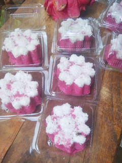Foto resep Getuk Telo Buah Naga Sakura (gula merah)