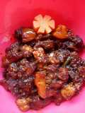 Torpedo dan hati kambing bumbu semur kental