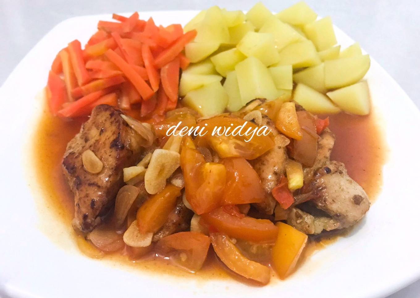 Ayam Panggang Saus Pedas