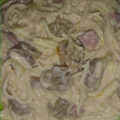 รูปของ Spageti Cabonara mushroom