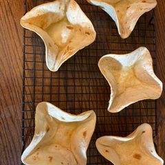 A picture of Softshell tortilla bowls.