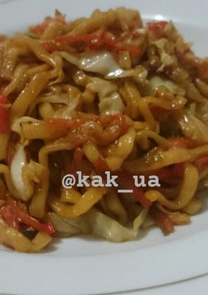 Foto resep Mie goreng sayur (menu sahur simple)