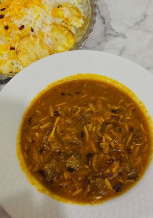 عکسی از دستور خورشت خلال 😍