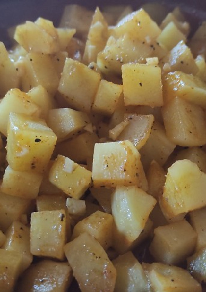 Una foto de Patatas adobadas al micro