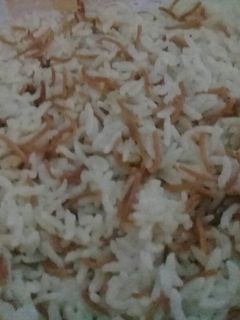 صورة لوصفة رز بشعيرية
