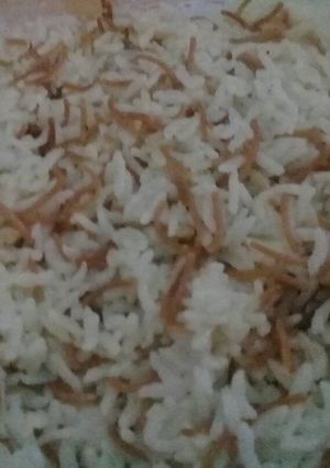 صورة لوصفة رز بشعيرية