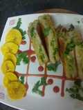 Capsicum Cheesey Tava Toast Sandwich
