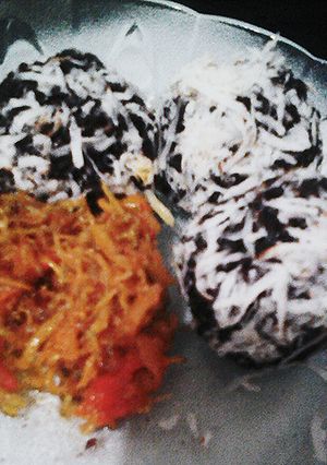 Foto resep Putu ala Palu dan Sambel Teri