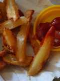 Papas fritas recicladas(son las que quedaron hervidas del puchero)