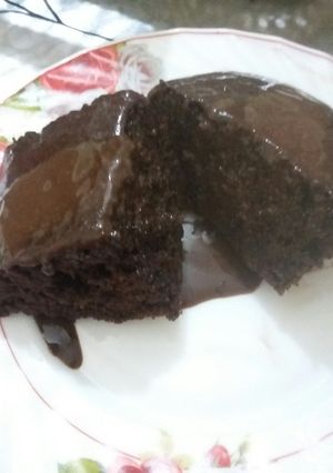 صورة لوصفة كيك بصوص الشوكولا