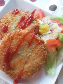 青花菜玉米可樂餅 的食譜成品照片