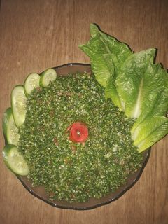 صورة لوصفة تبولة