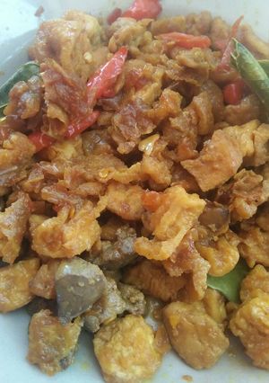 Foto resep Sambel Goreng Tahu Ati ayam