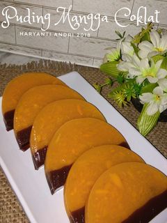Foto resep Puding mangga coklat