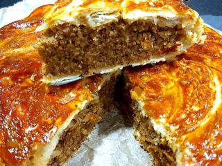 👑 Galette frangipane noisettes et pâte à tartiner 👑