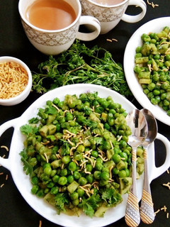 A picture of Spicy Green Pea Ghugni.