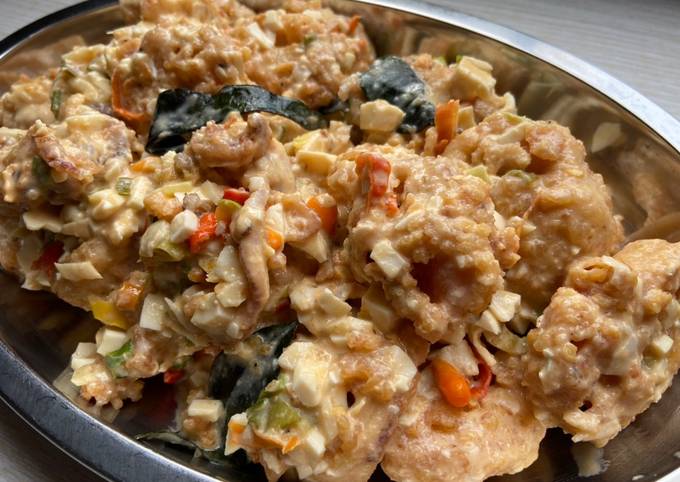 Cara Memasak Cumi Salted Egg (versi cabe rawit) Enak Terbaru