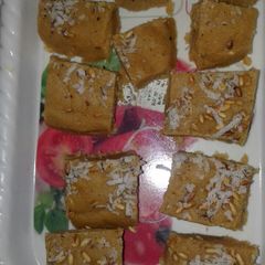 A picture of Besan mawa Barfi.