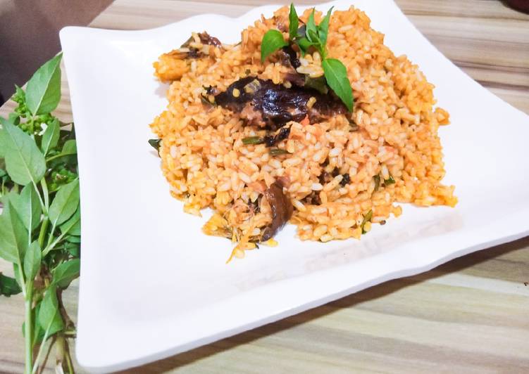 Recipe of Homemade Palm oil rice native jollof rice