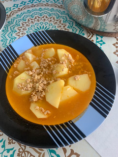 Una foto de Montañitas: carne picada y patatas 🥔 👌