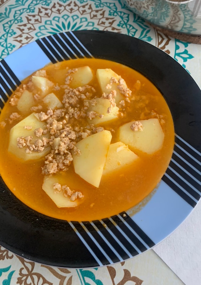 Una foto de Montañitas: carne picada y patatas 🥔 👌