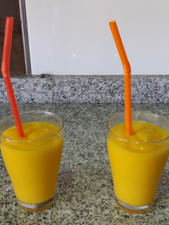 Una foto de Granizado de mango 🥭 sin colorantes ni conservantes "natural"
