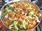Una foto de menestra de verduras congeladas